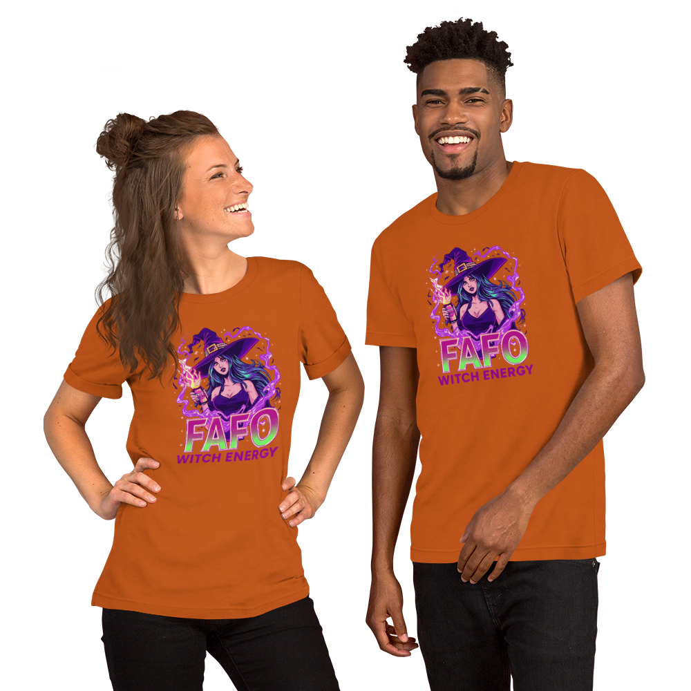 FAFO Witch Energy T-Shirt – Funny Halloween Graphic Tee