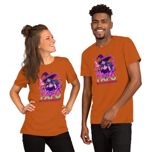 FAFO Witch Energy T-Shirt – Funny Halloween Graphic Tee