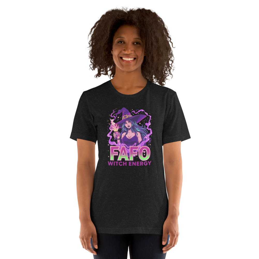 FAFO Witch Energy T-Shirt – Funny Halloween Graphic Tee