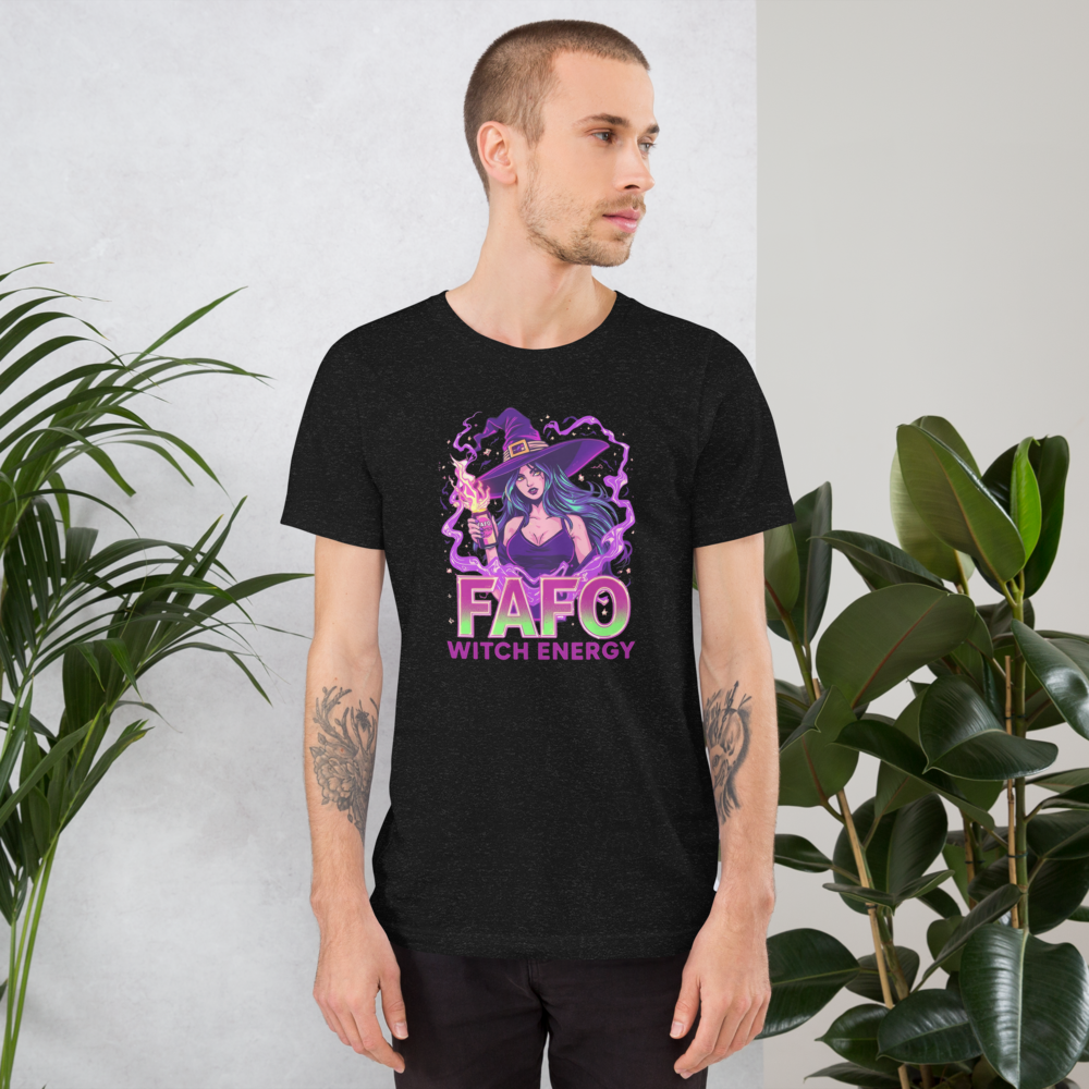 FAFO Witch Energy T-Shirt – Funny Halloween Graphic Tee